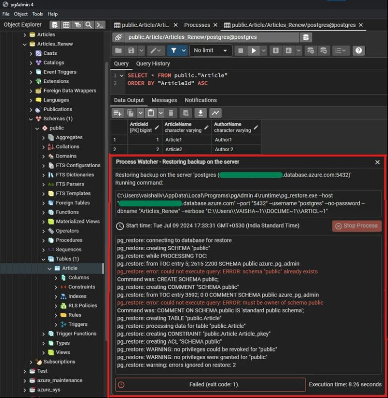 Postgresql Database Backup And Restore Using Pgadmin - Abstract Arts - Amazing 8K Collection